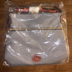 Dooney and Burke Crossbody Bag in Gray